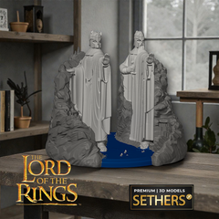 The Argonath Diorama | Lord of the Rings | 3D Printing Models
