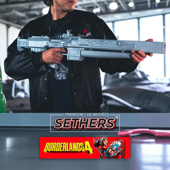 DAD AR Rifle | Borderlands 4 | Prop Cosplay | 3D Printing Models