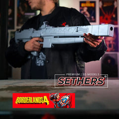 DAD AR Rifle | Borderlands 4 | Prop Cosplay | 3D Printing Models