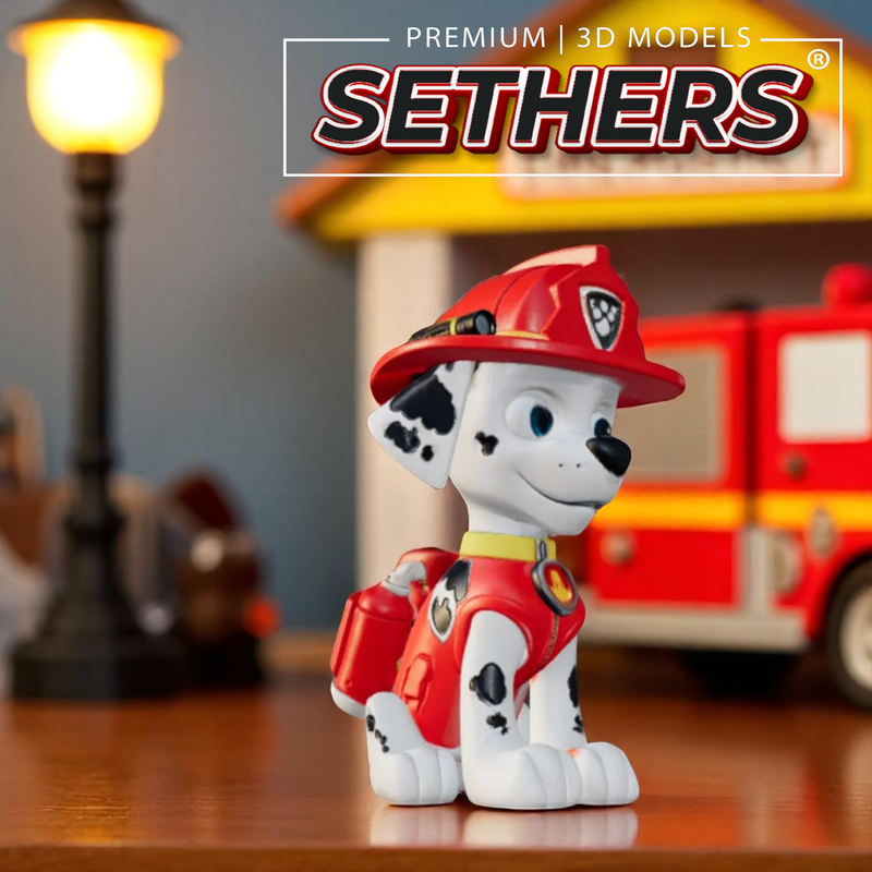 Dalmatian Paw Patrol | Best 3D Printing STL Model Files