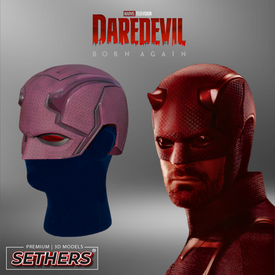 Daredevil Born Again | Mask Helmet | 3D Printer Model Files