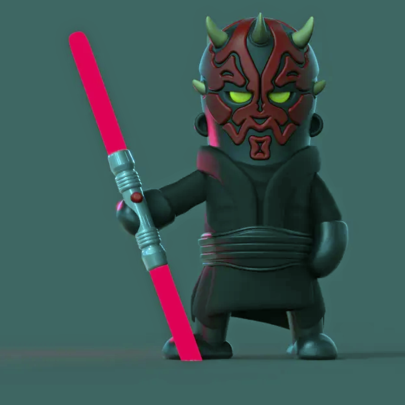 Darth Maul Mini Figure Star Wars | 3D Printer Model Files