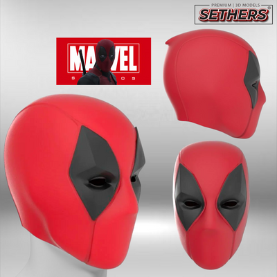 Deadpool | Helmet | Mask Cosplay | 3D Printer Model Files