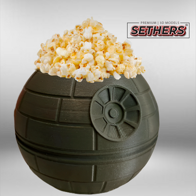 Death Star | Popcorn Bucket | Star Wars | 3D Printer Model Files