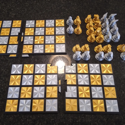 Dinosaur | Chess Set | 3D Printer Model Files