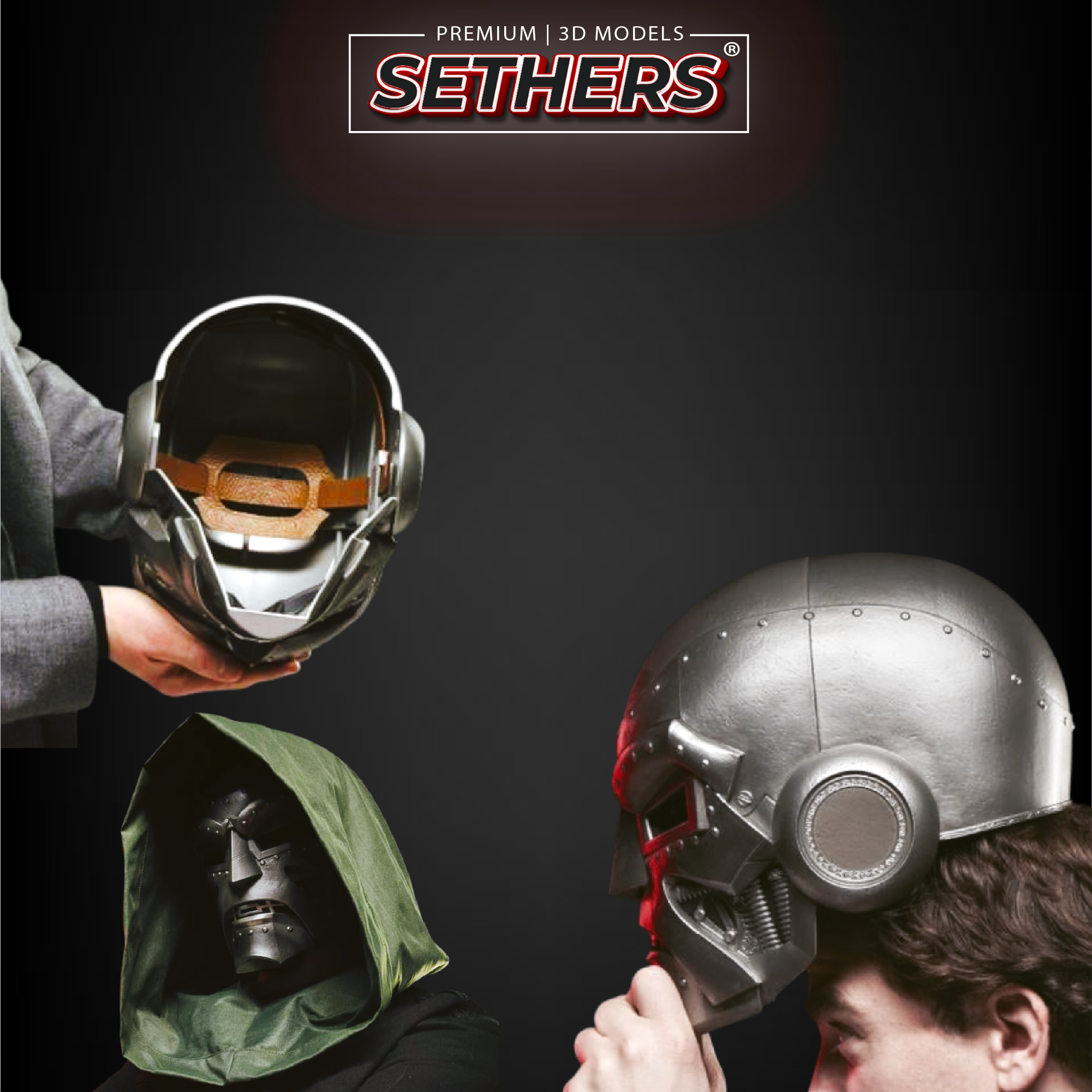 dr doom motorcycle helmet Doctor Doom | Helmet Mask | Prop Cosplay