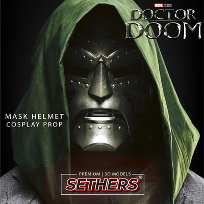 Doctor Doom | Helmet Mask | Prop Cosplay | 3D Printer Model Files