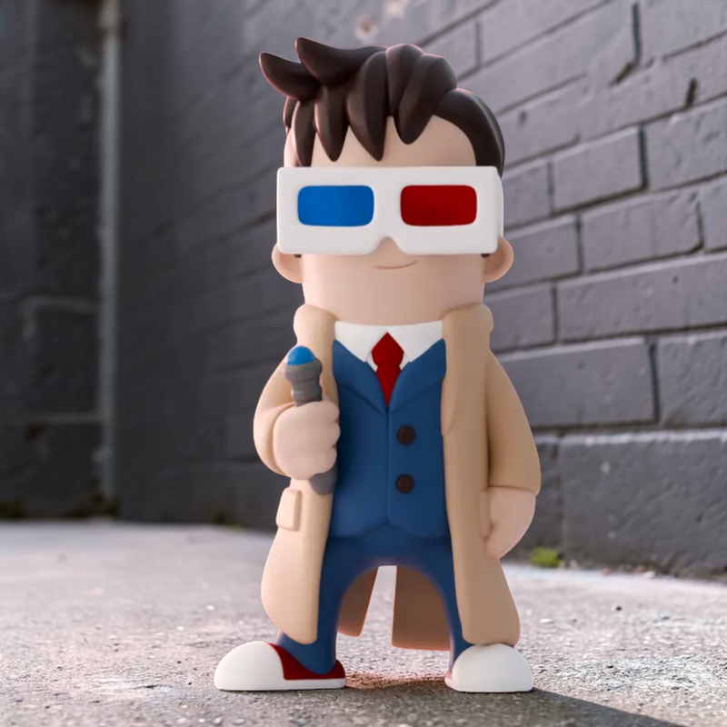 Doctor Who 10th Doctor Mini Figure | 3D Printer Model Files