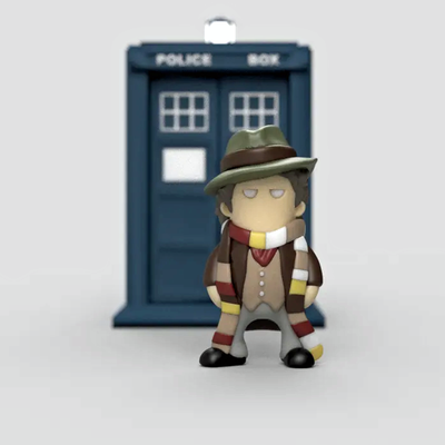 Doctor Who 4th Doctor Mini Figure | 3D Printer Model Files