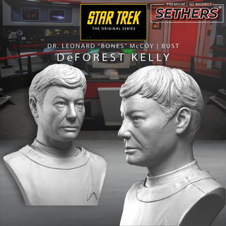 Dr McCoy Bust | Star Trek TV Series | 3D...