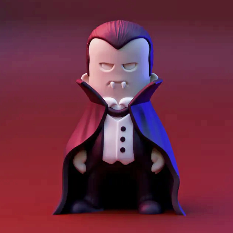 Dracula Mini Figure | 3D Printer Model Files