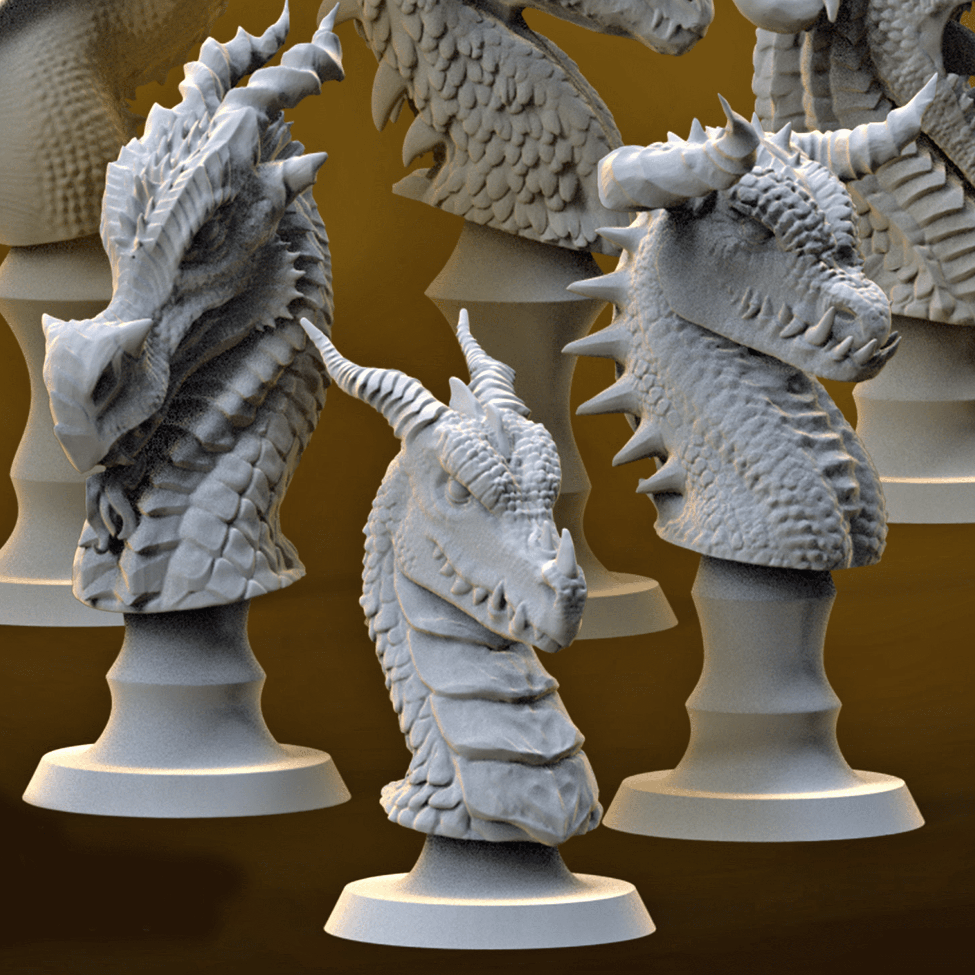 Dragon Chess Set 3D Printer Model Files dragon-chess-set-3d-printer-model-files