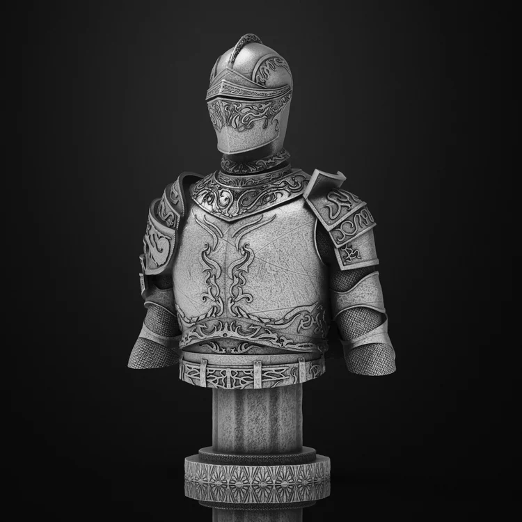 Drakeblood Knight bust - Dark Souls 2 | 3D Printer Model Files