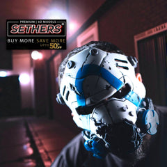 Ripper Mask - Borderlands 4 | Prop Cosplay | 3D Printer Model Files