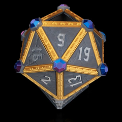 Dwarven D20 Dice Planter | 3D Printer Model Files