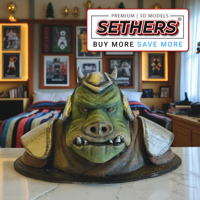 Gamorrean Guard Bust | Star Wars | 3D Printing STL Model Files