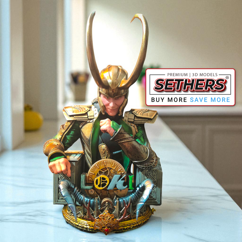 Loki Bust | Marvel Comics | Best 3D Printing Model Files