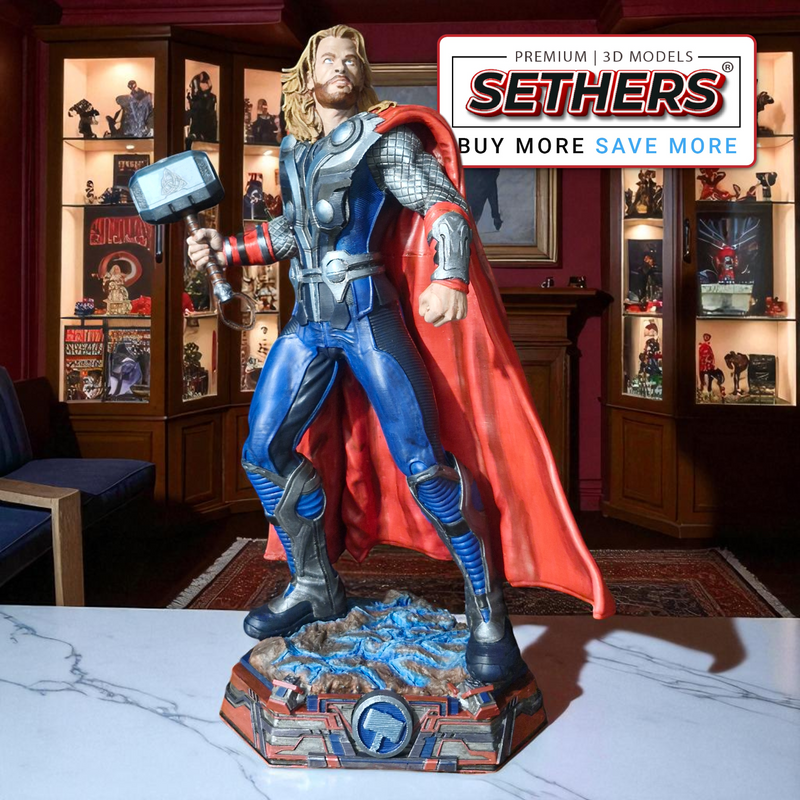 Thor Statue | Marvel Comics | Best 3D Printing Model Files