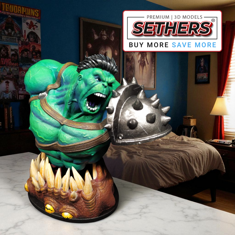 Hulk Bust v2 | Marvel Comics | Best 3D Printing Model Files