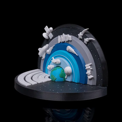 Earth Orbit | 3D Printer Model File