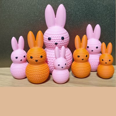 Easter Bunny Crochet Decor | 3D Printer Model Files