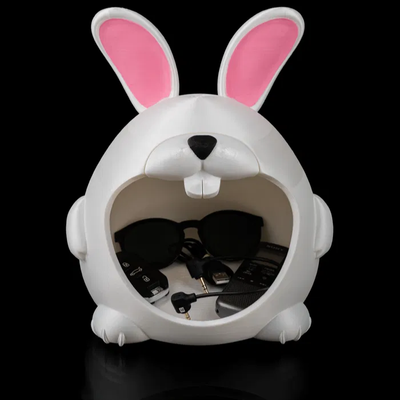 Easter Bunny Rabbit Candy Bowl Holder | 3D Printer Model Files