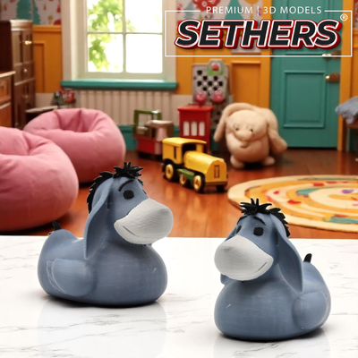 Eeyore Rubber Duck | Winnie the Pooh and Friends | 3D Printer Models