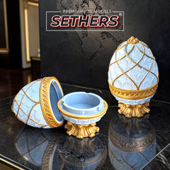Fabergé Egg Twist-open Container | Best 3D Printing Model Files 