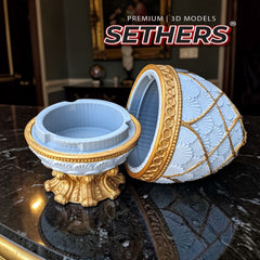 Fabergé Egg Twist-open Container | Best 3D Printing Model Files 