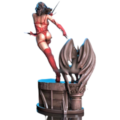 Elektra with Gargoyle | Jennifer Garner | 3D Printer Model Files