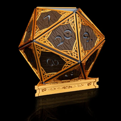 Elven D20 Dice Planter | 3D Printer Model Files