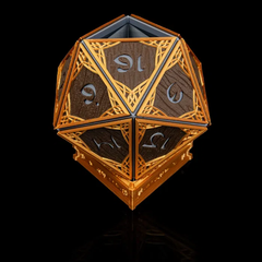 Elven D20 Dice Planter | 3D Printer Model Files