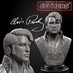 Elvis Presley Bust | 3D Printer Model Files