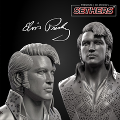 Elvis Presley Bust | 3D Printer Model Files