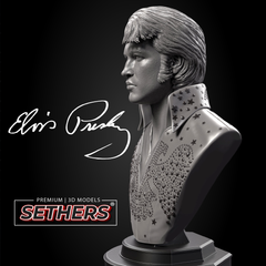 Elvis Presley Bust | 3D Printer Model Files