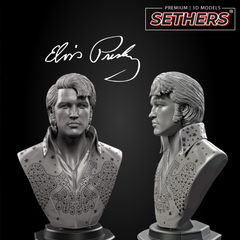 Elvis Presley Bust | 3D Printer Model Files