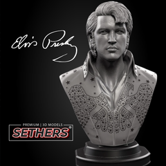 Elvis Presley Bust | 3D Printer Model Files