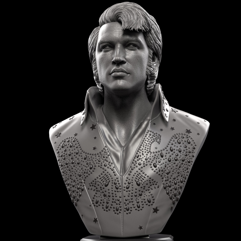 Elvis Presley Bust | 3D Printer Model Files