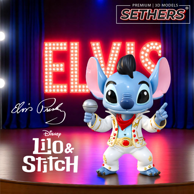 Elvis Presley | Lilo and Stitch | Best 3D Printing STL Models