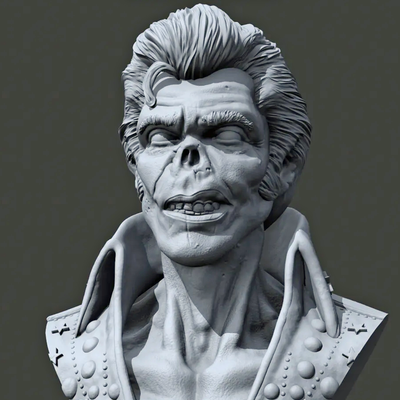 Elvis Presley Zombie Bust | 3D Printer Model Files