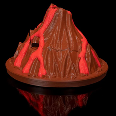 Erupting Volcano | Humidifier | 3D Printer Model Files