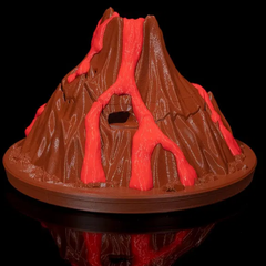 Erupting Volcano | Humidifier | 3D Printer Model Files