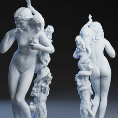 Eve Tempted Garden of Eden Statue | 3D Printer Model Files