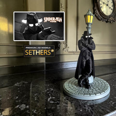 Spider-Noir Street Lamp Diorama | Marvel Spider-man | 3D Printing Models