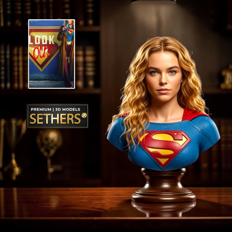 Supergirl 2026 Bust | James Gunn Superman | 3D Printing Models