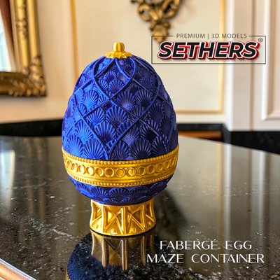 Fabergé Egg Maze Container | Best 3D Printing Model Files at Sethers