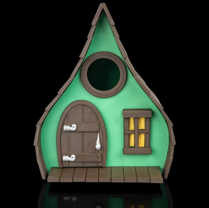 Fairytale Hut Bird House | 3D Printer Model Files