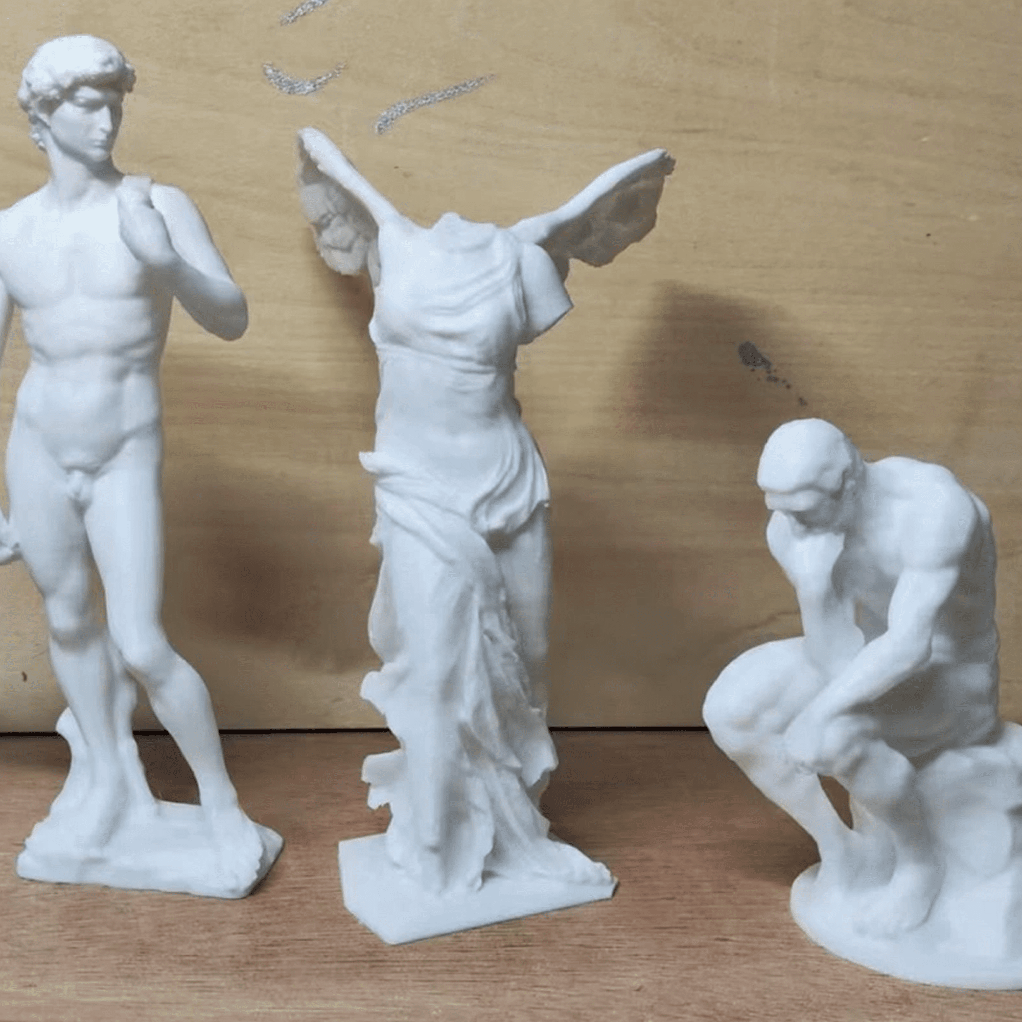 Famous Statues Set Figures 3D Printer Model Files