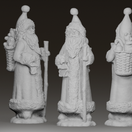 Father Christmas Santa Claus Sculpture | 3D Printer Model Files