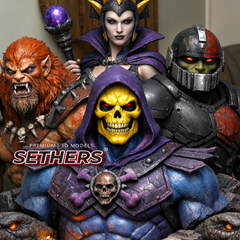 Skeletor Villains Diorama | He-Man Masters of the Universe | 3D Printing Models